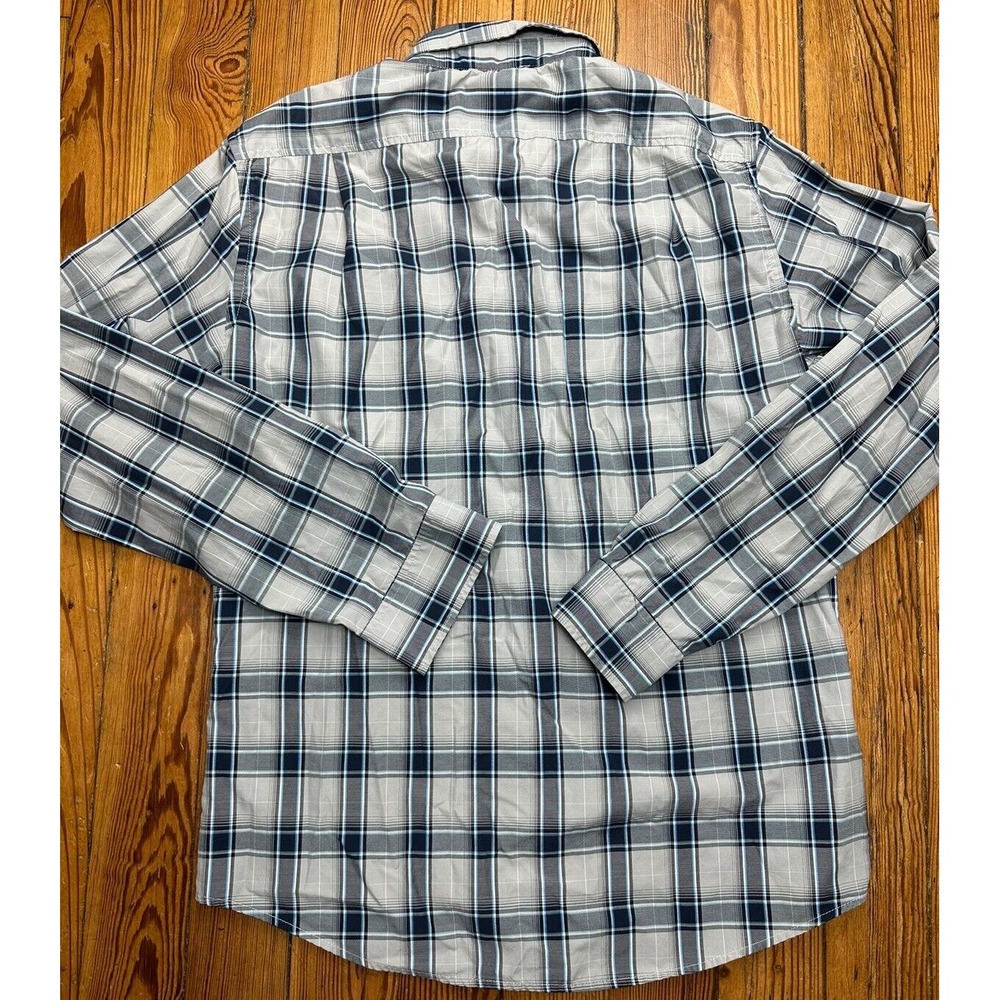 Eddie Bauer First Ascent Button Up Shirt Men Small Plaid Long Sleeve Classic Fit - Picture 3 of 4